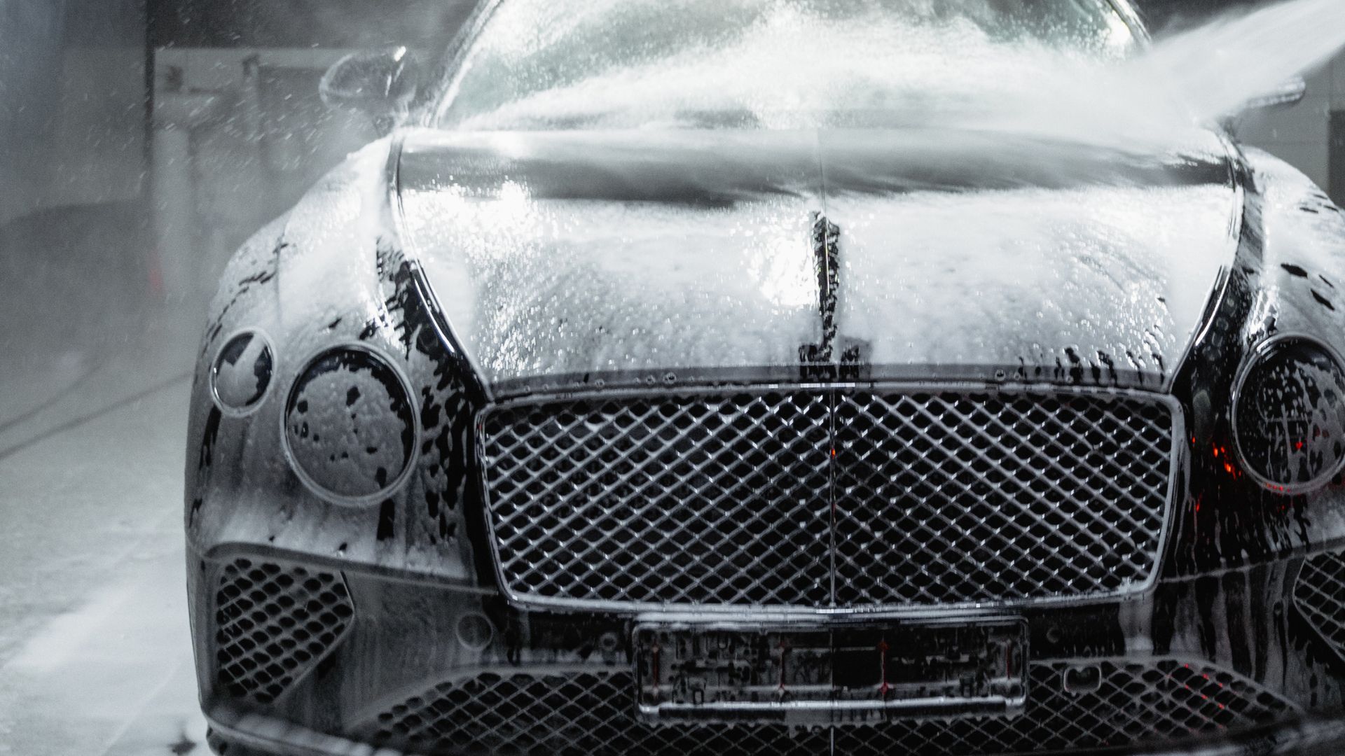Express car wash providing quick and convenient exterior cleaning